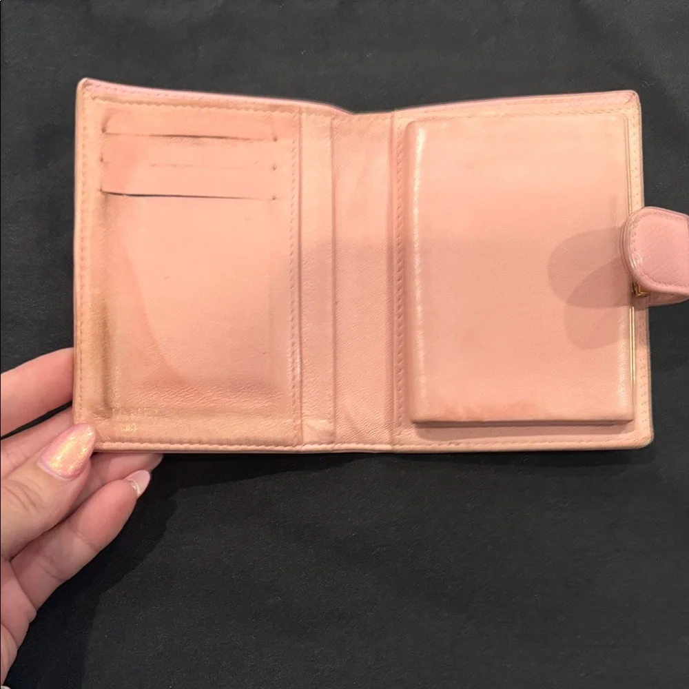 Chanel Blush Pink Leather Wallet - Picture 3 of 13